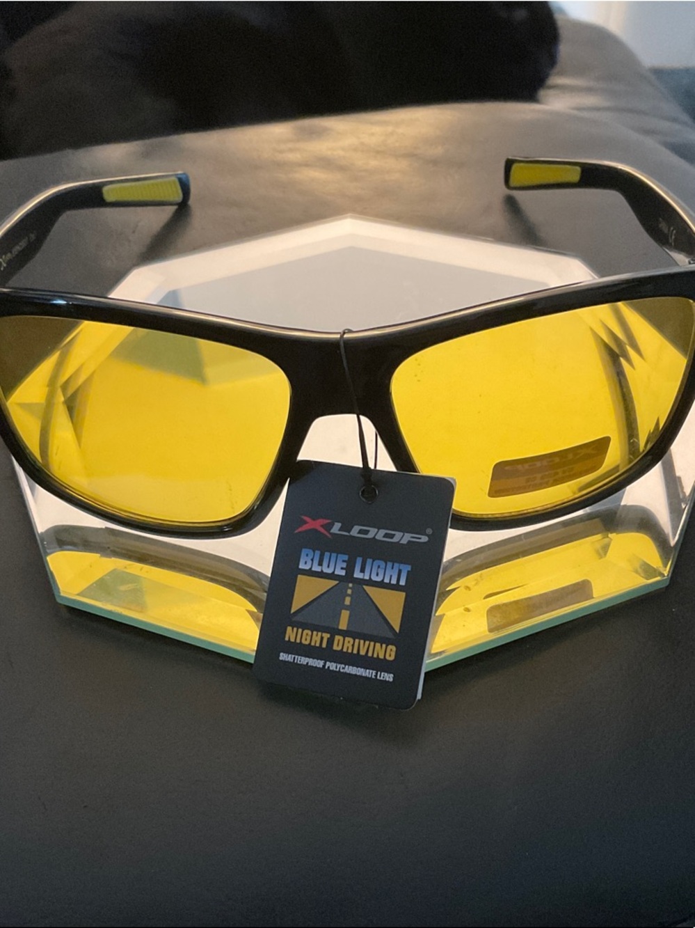 Razor Yellow Lens Blue Light Night Driving Sunglasses
